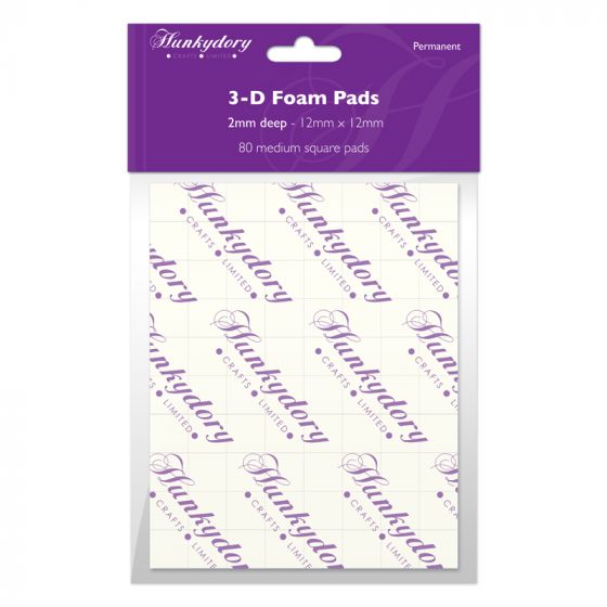 HD Foam Pads - 2mm Deep - Size 12mm x 12mm